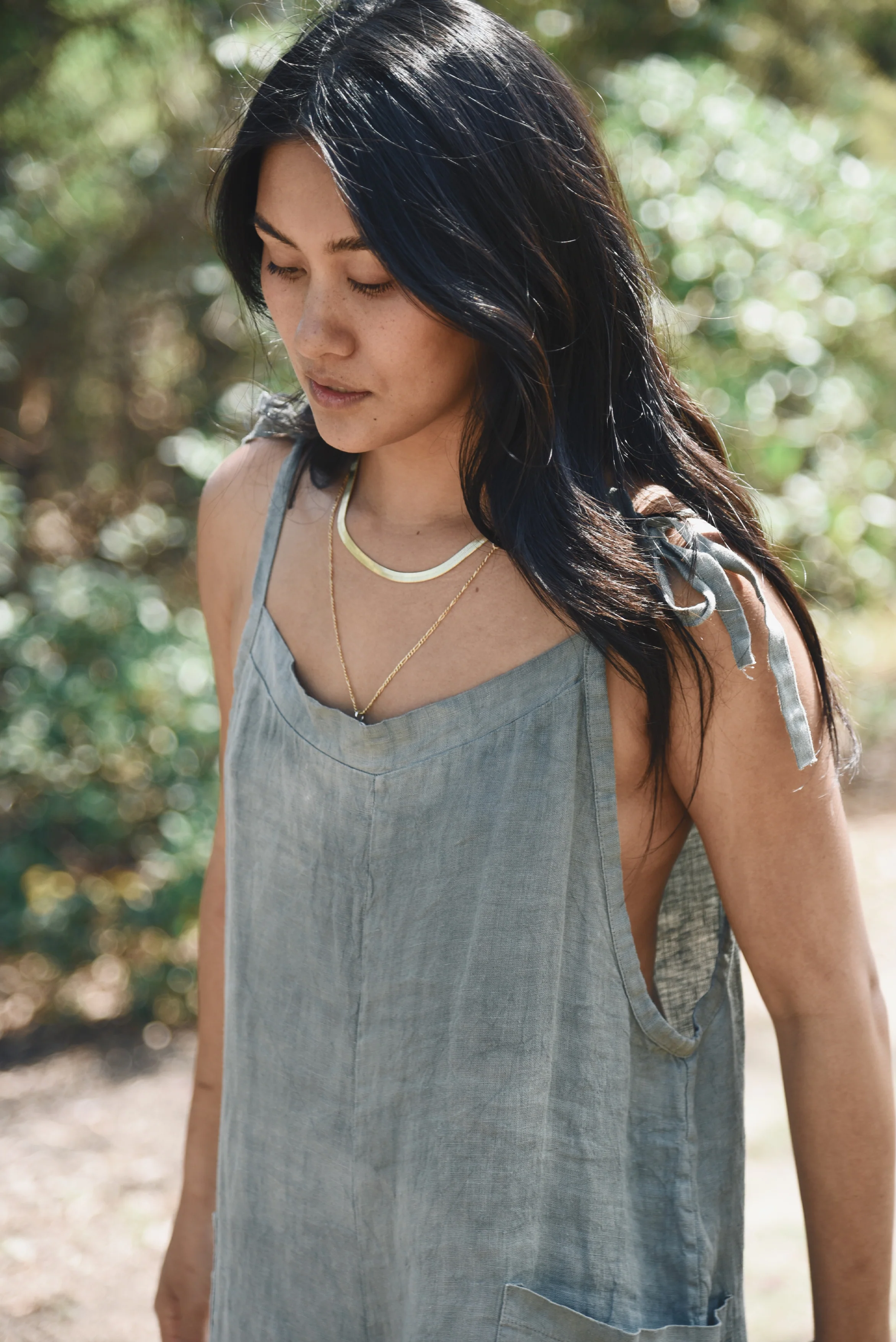 The Linen Overall // Fern - Image 3
